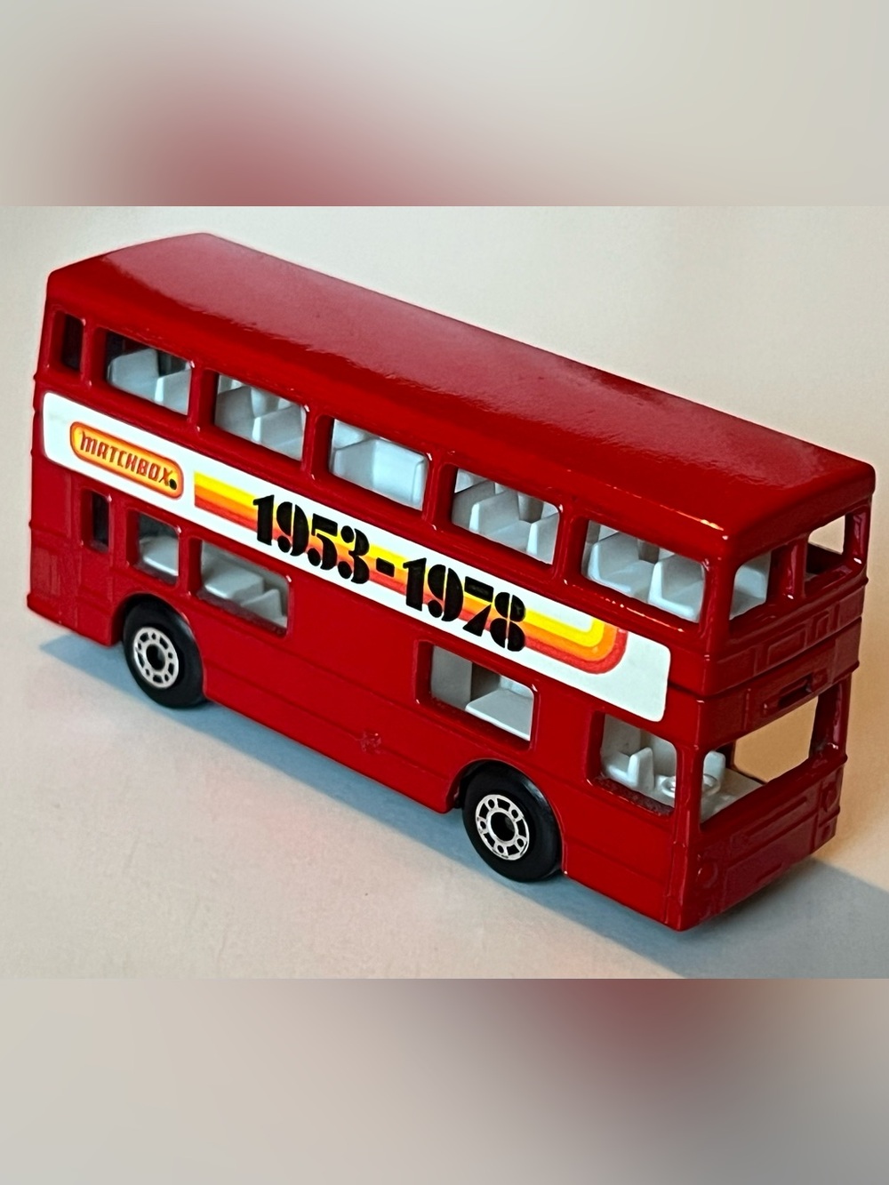 Vintage Matchbox Superfast No. 17 The Londoner 1953-1978 Double Decker Lesney